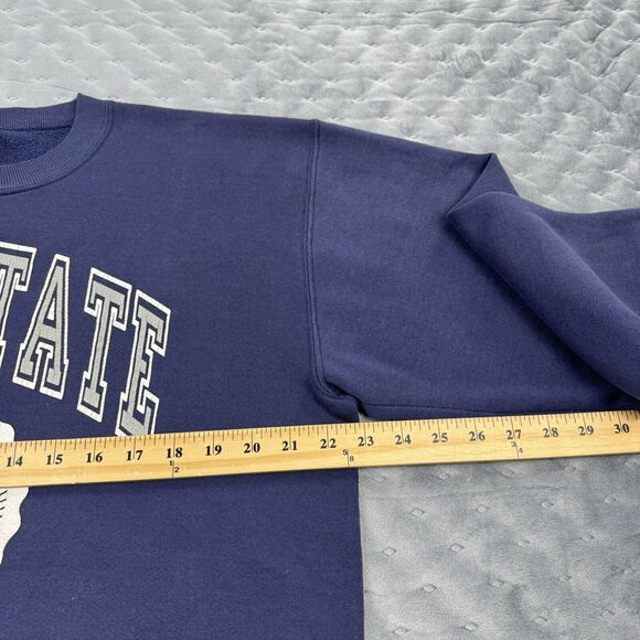 VINTAGE Penn State Sweater Mens XL Blue Nittany Lions Crewneck Pullover Classic - Picture 8 of 13